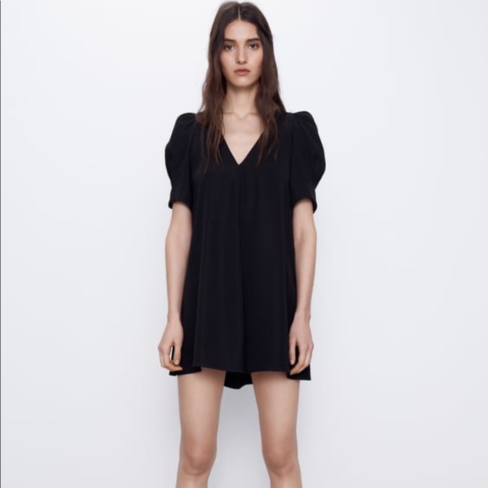 Zara Puffy Sleeves Dress